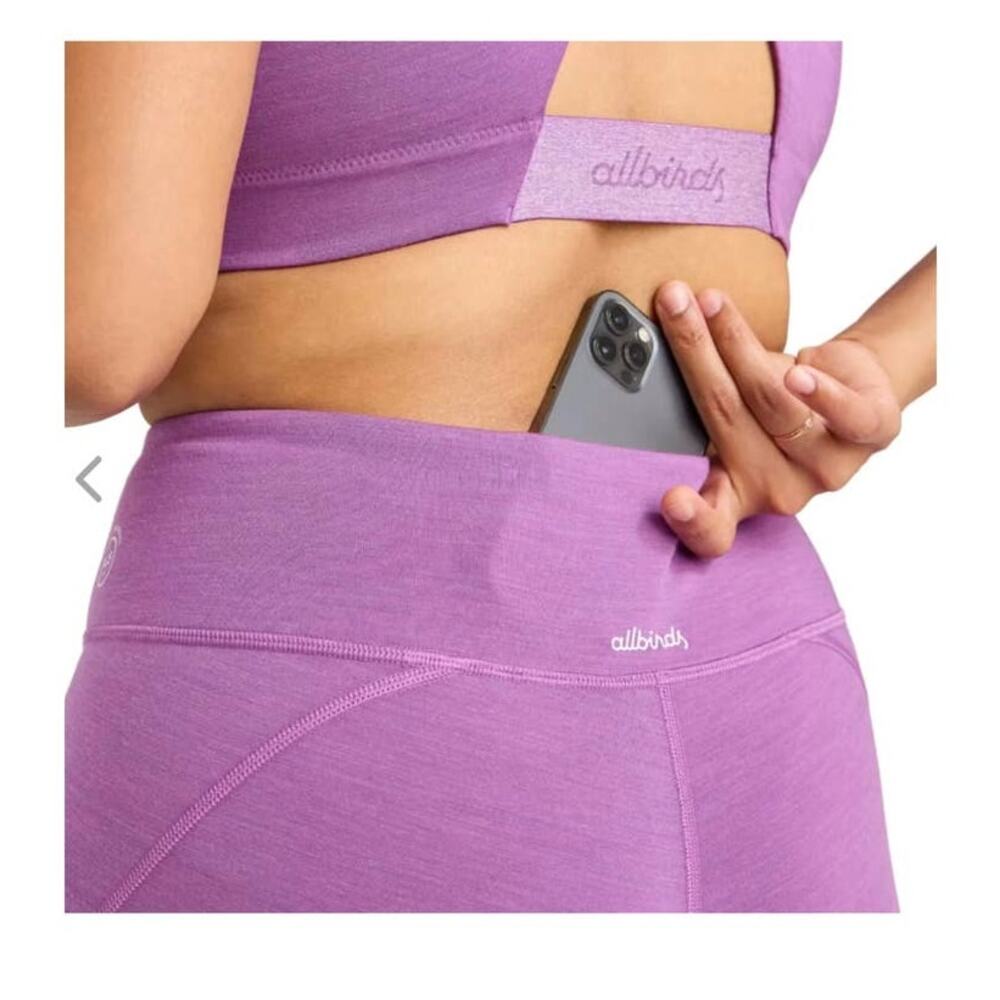 NWT allbirds Natural Leggings - SMALL - lux purple - SMALL - Picture 2 of 4